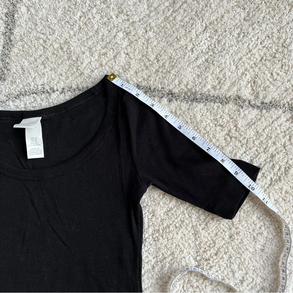 H&M Ribbed T-Shirt - Picture 7 of 8